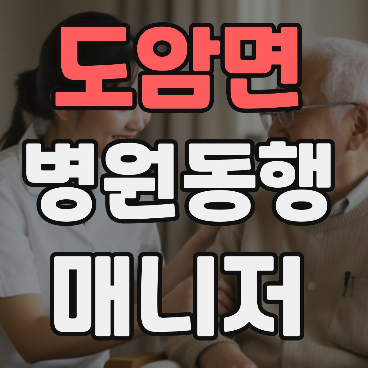 도암면 병원동행매니저 자격증