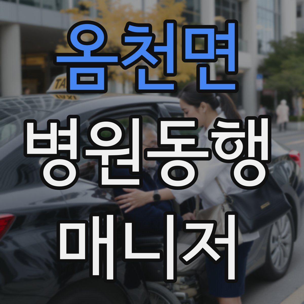 옴천면 병원동행매니저 자격증