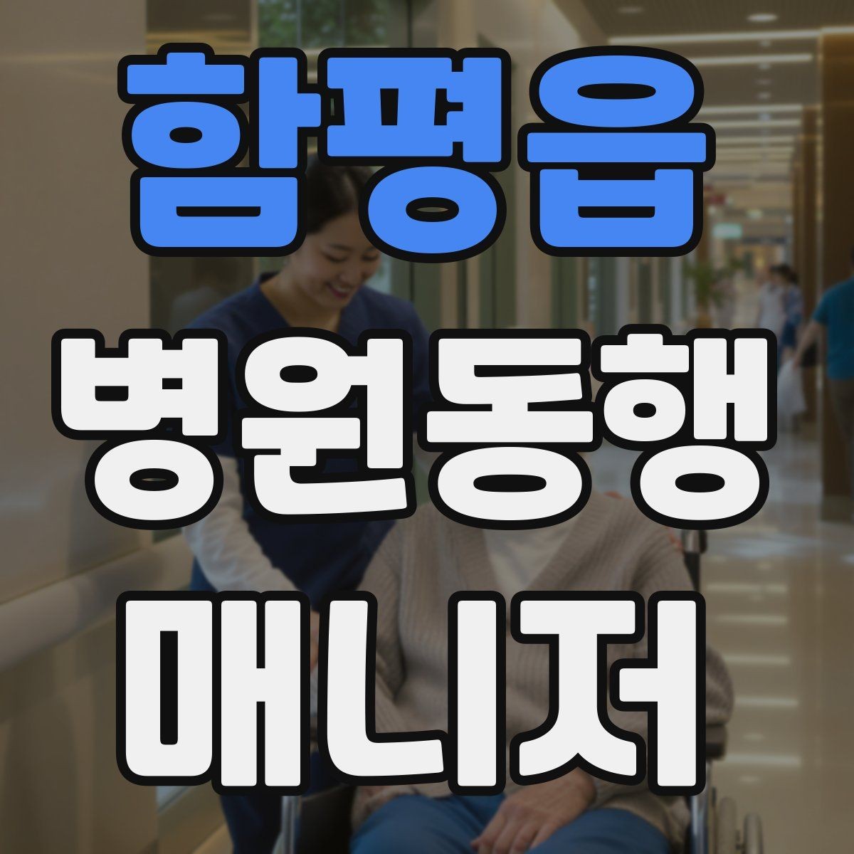 함평읍 병원동행매니저 자격증 보호자가 멀리 있을 때 도움이 되는 이유