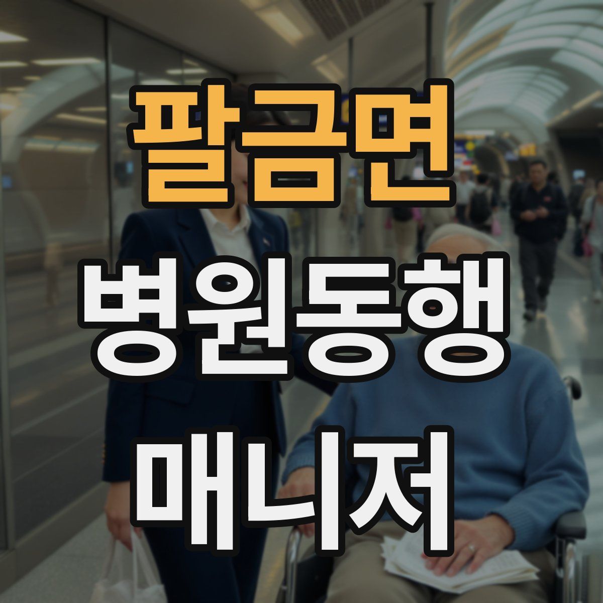 팔금면 병원동행매니저 자격증