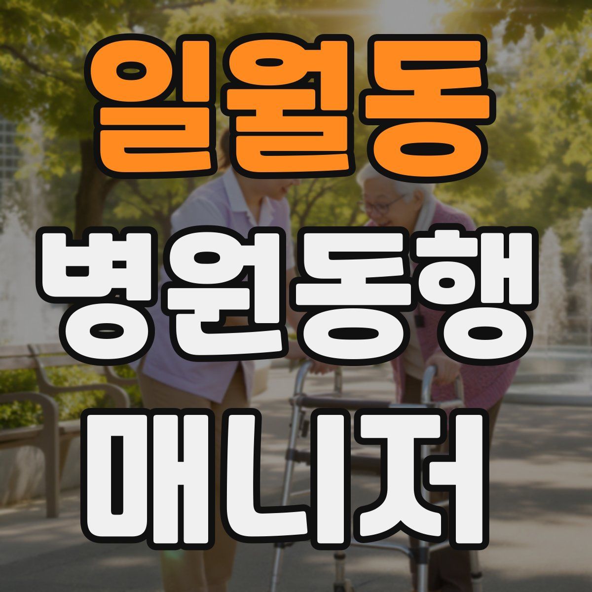 일월동 병원동행매니저 자격증