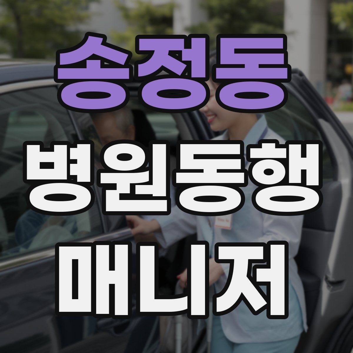 송정동 병원동행매니저 자격증 계단·문턱에서 특히 조심할 점