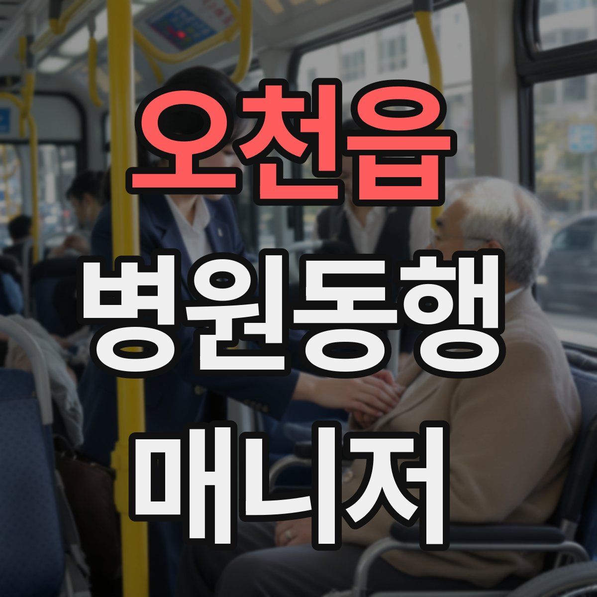 오천읍 병원동행매니저 자격증