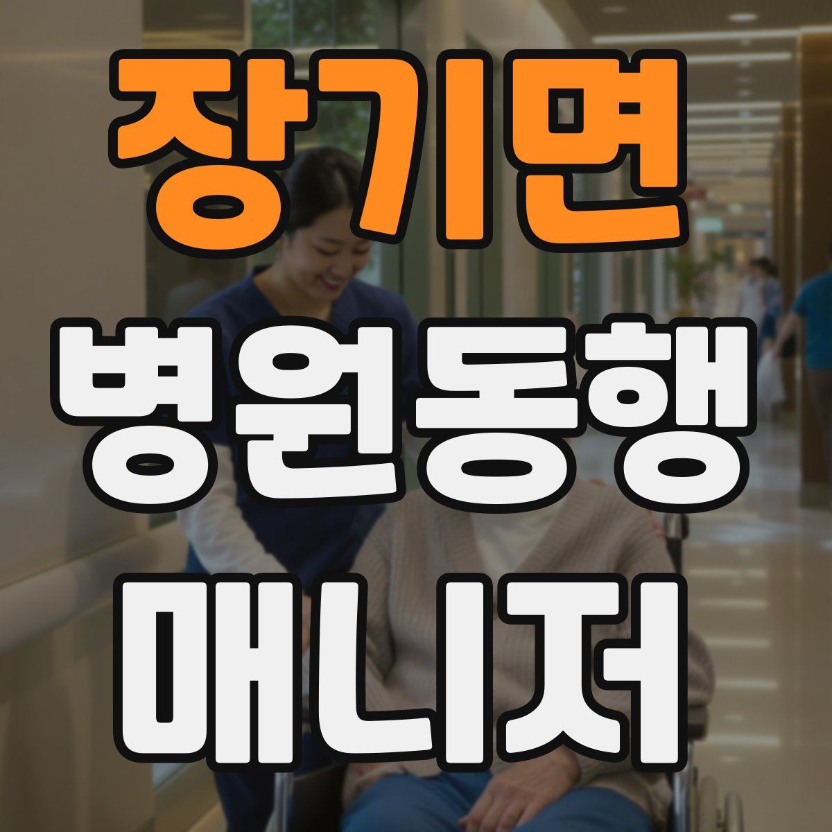 장기면 병원동행매니저 자격증