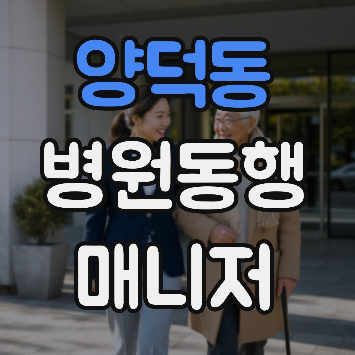 양덕동 병원동행매니저 자격증