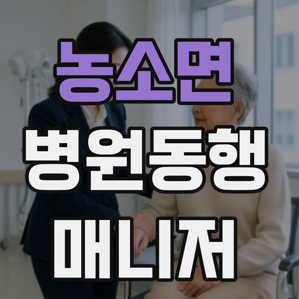 농소면 병원동행매니저 자격증