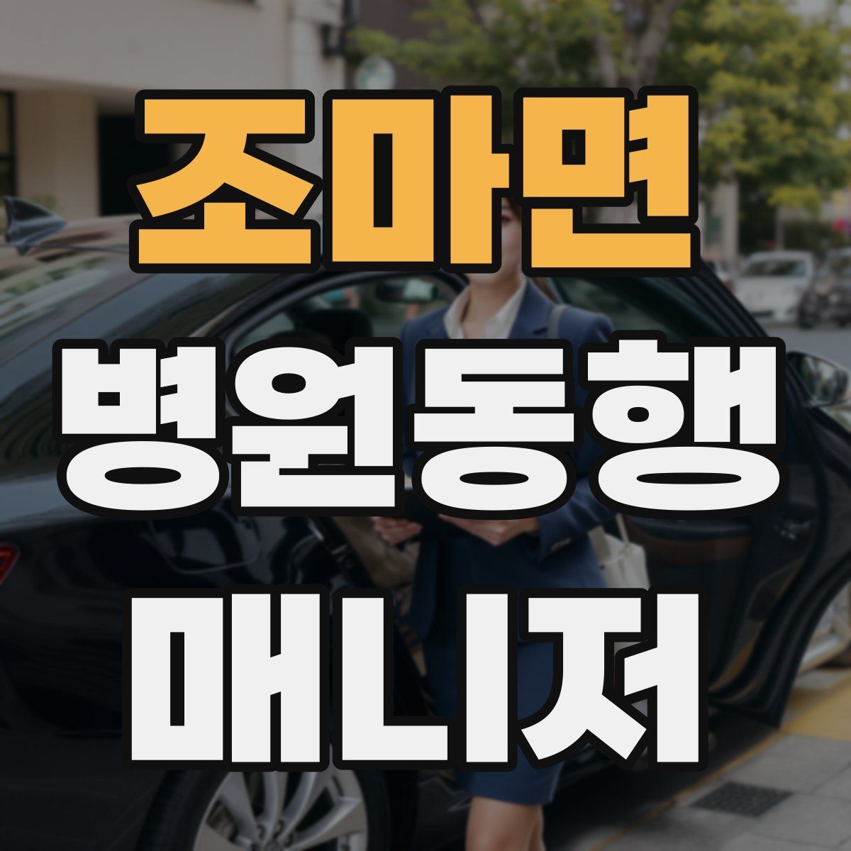 조마면 병원동행매니저 자격증