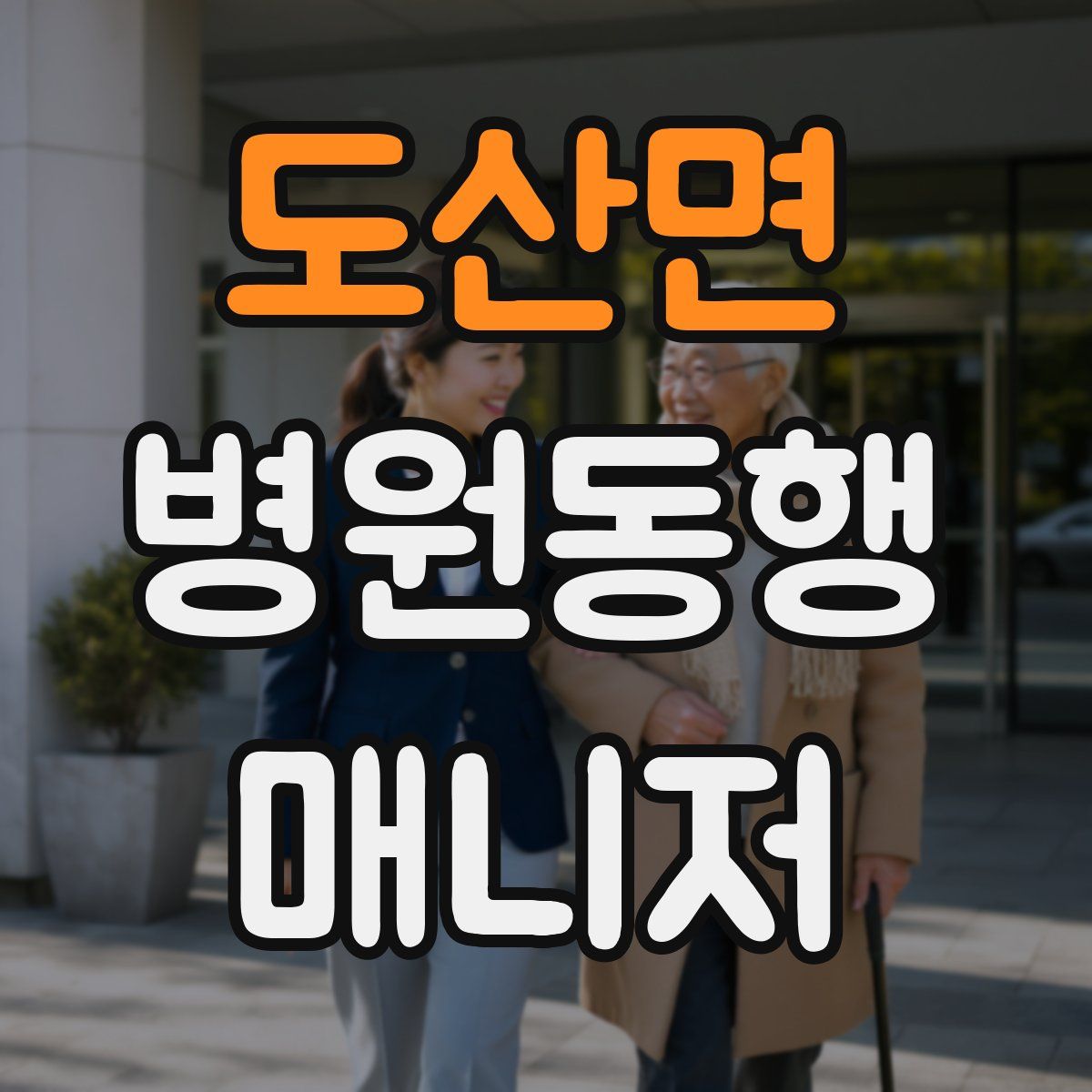 도산면 병원동행매니저 자격증