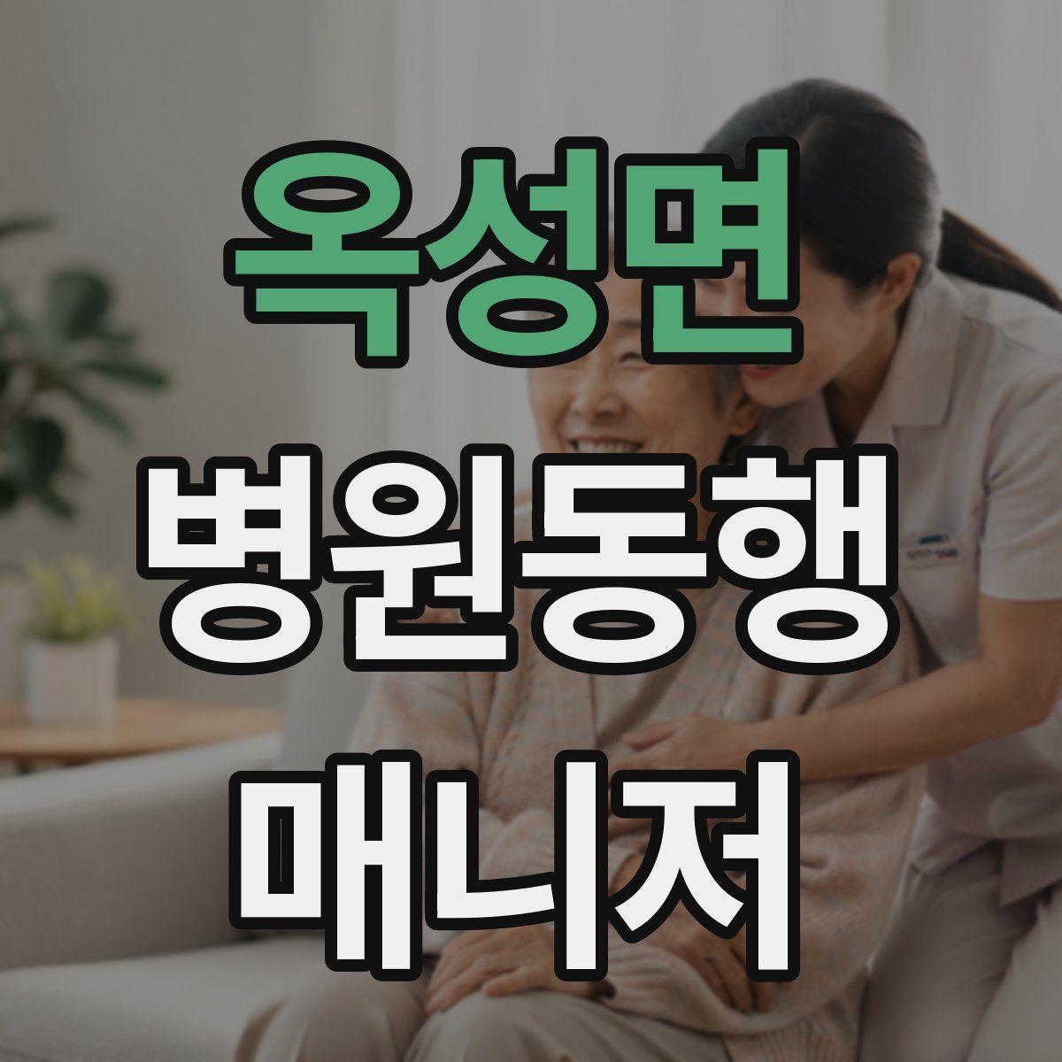 옥성면 병원동행매니저 자격증