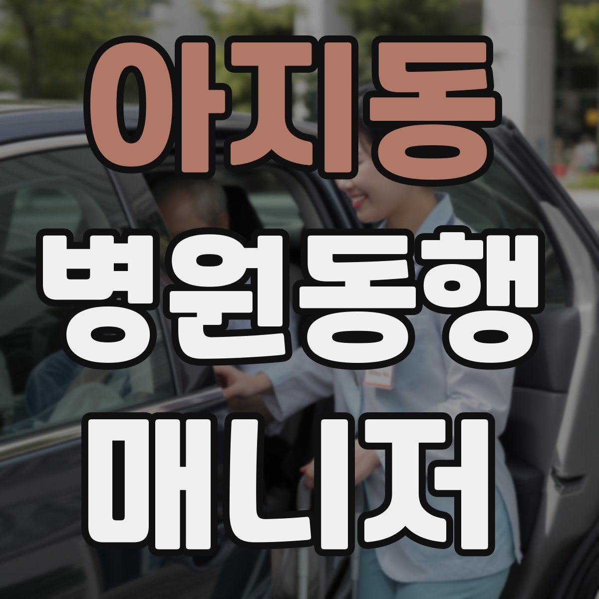 아지동 병원동행매니저 자격증