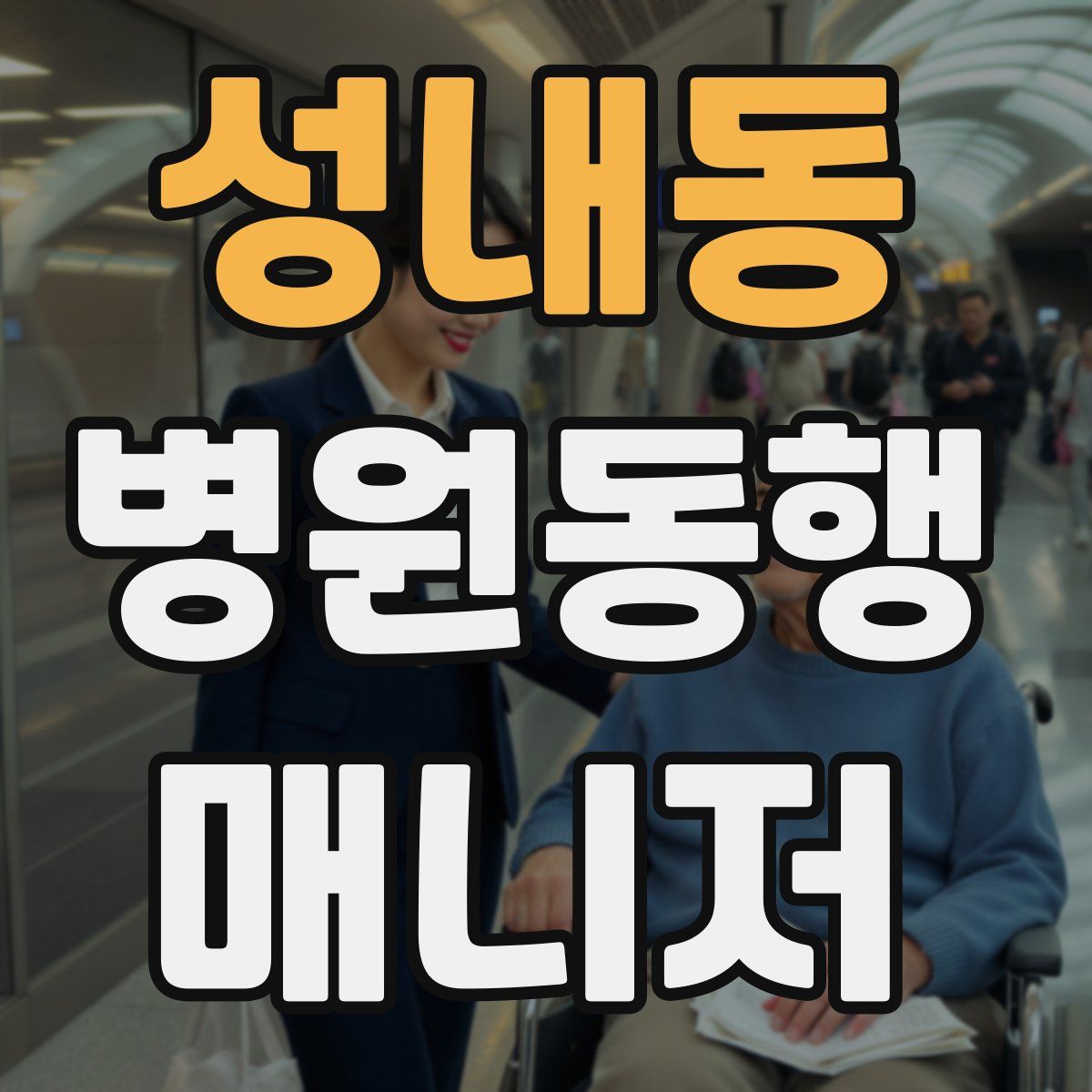 성내동 병원동행매니저 자격증