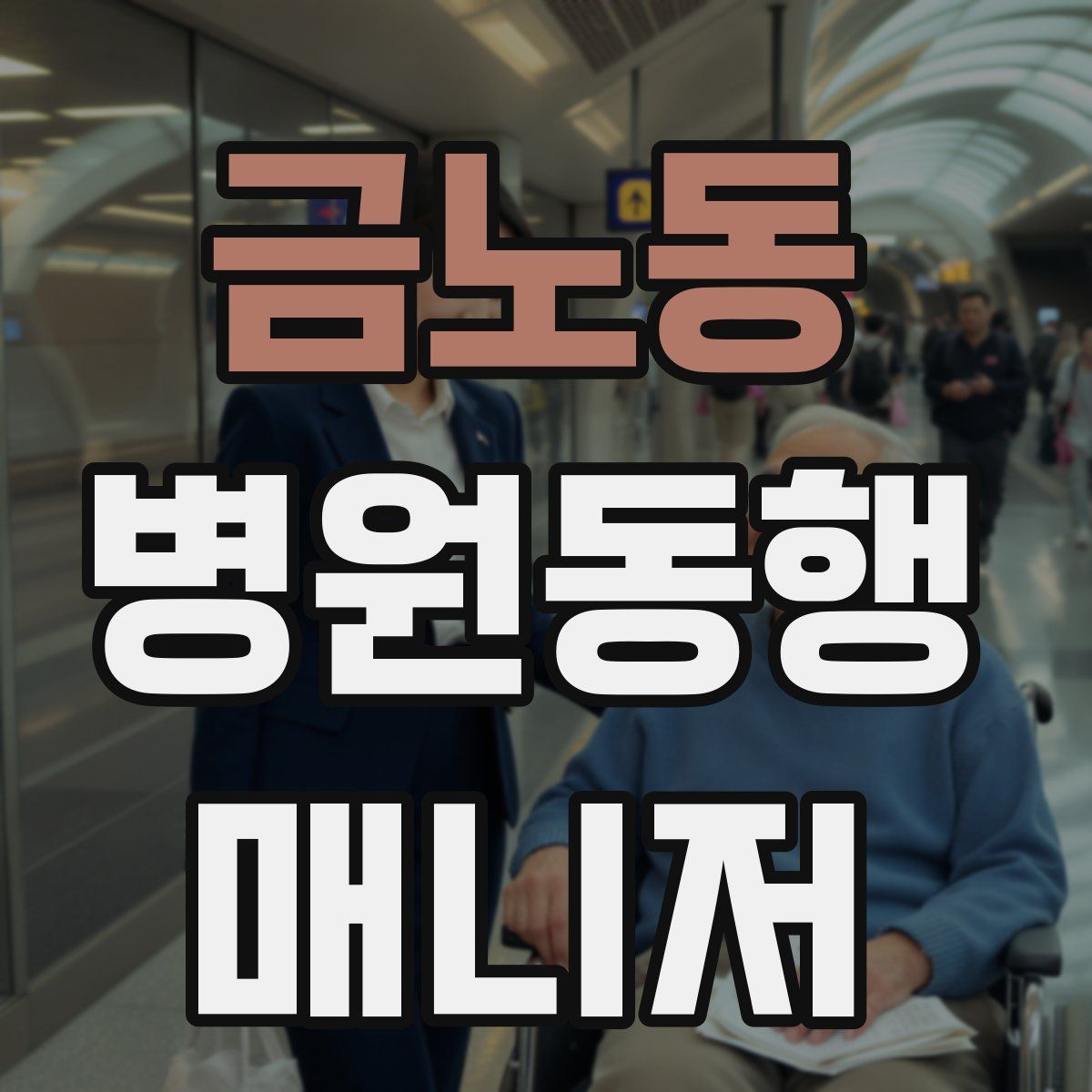 금노동 병원동행매니저 자격증