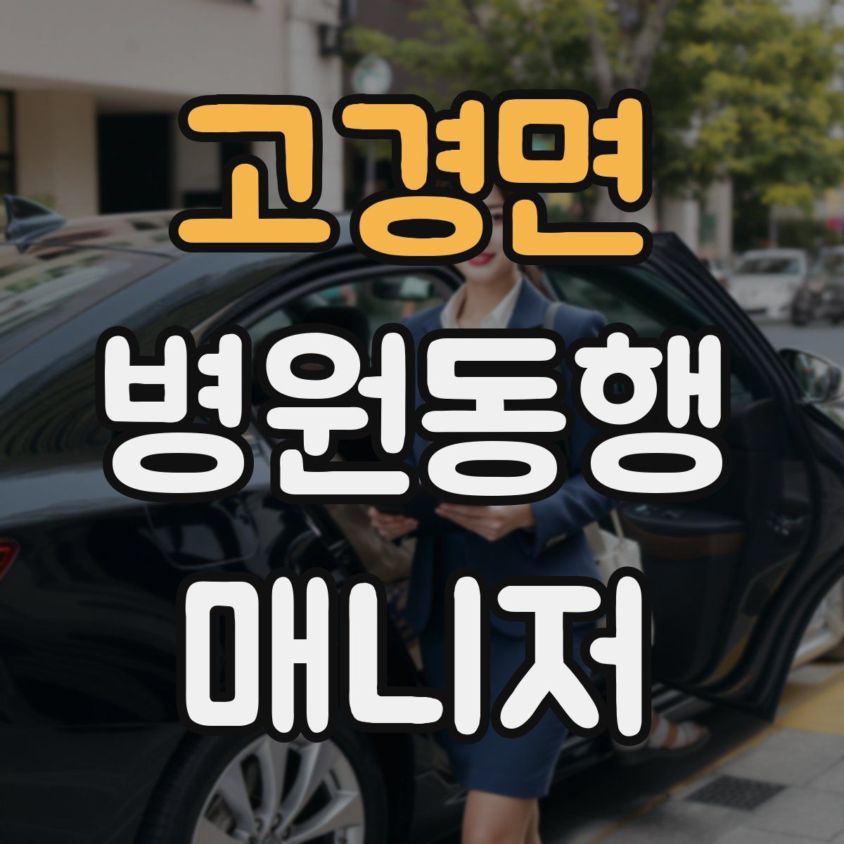 고경면 병원동행매니저 자격증