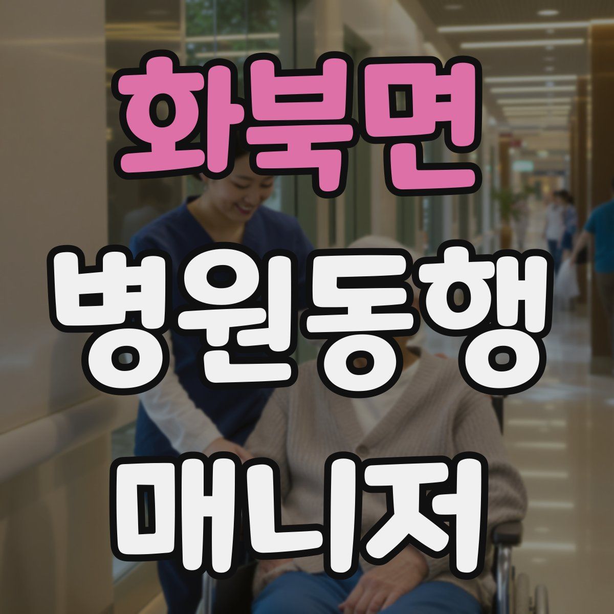 화북면 병원동행매니저 자격증