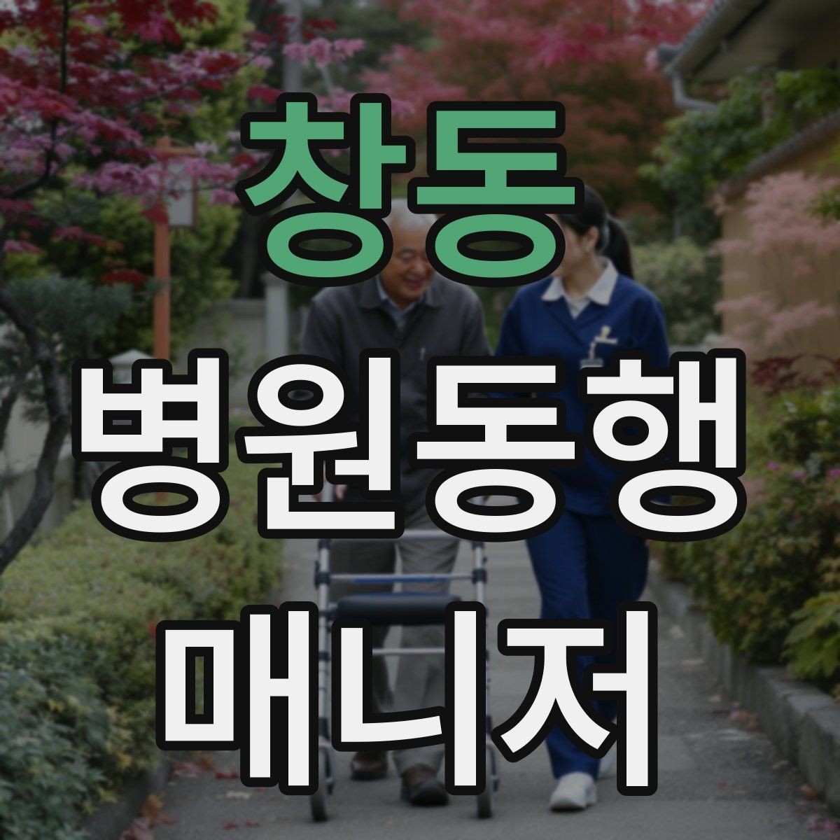 창동 병원동행매니저 자격증 병원동행을 전문적으로 시작하는 방법
