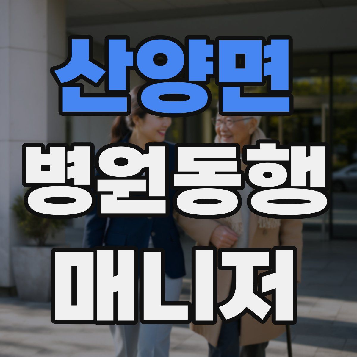 산양면 병원동행매니저 자격증
