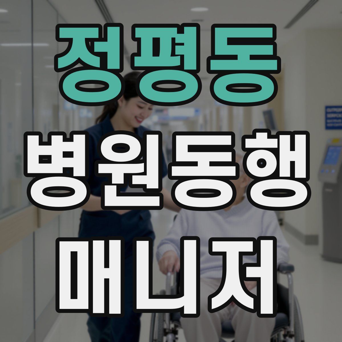 정평동 병원동행매니저 자격증
