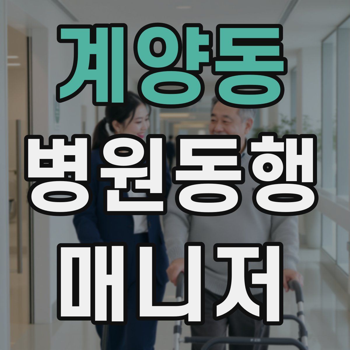 계양동 병원동행매니저 자격증