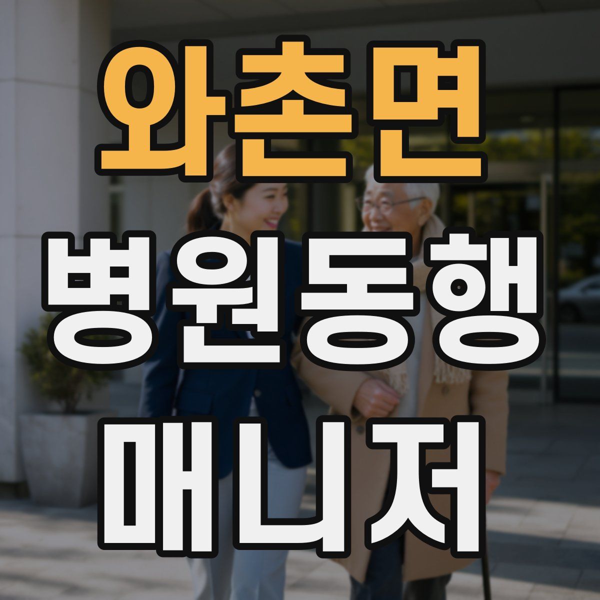 와촌면 병원동행매니저 자격증