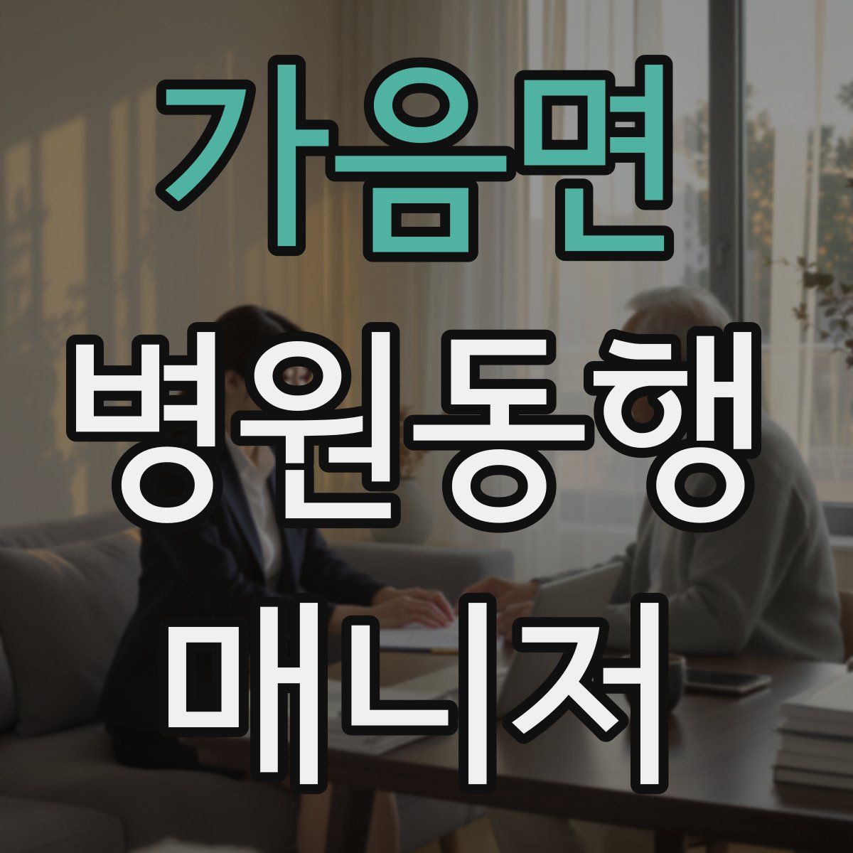 가음면 병원동행매니저 자격증