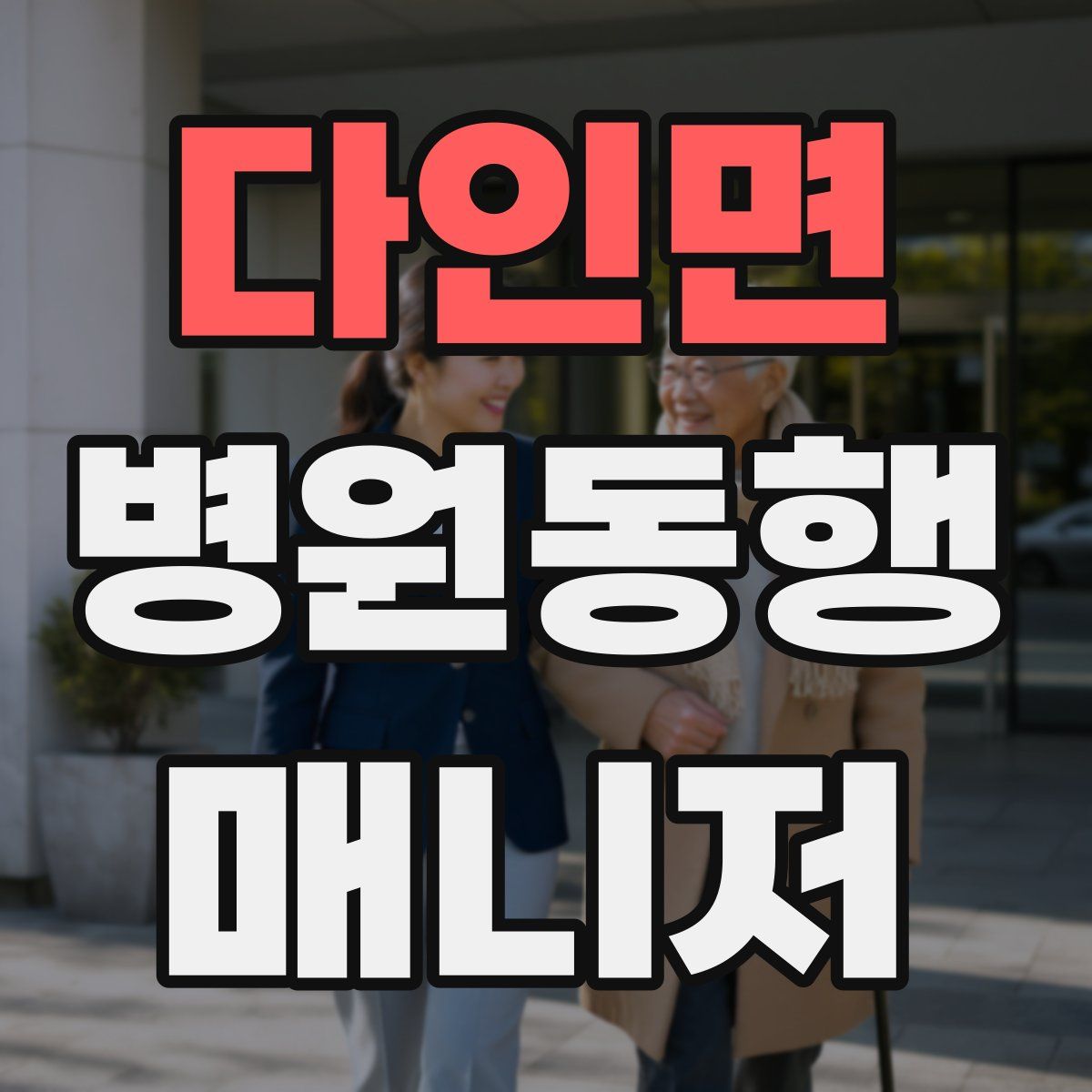 다인면 병원동행매니저 자격증