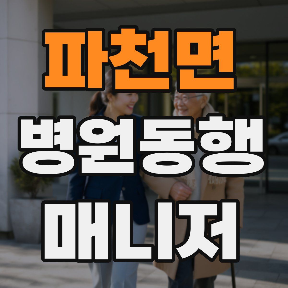 파천면 병원동행매니저 자격증