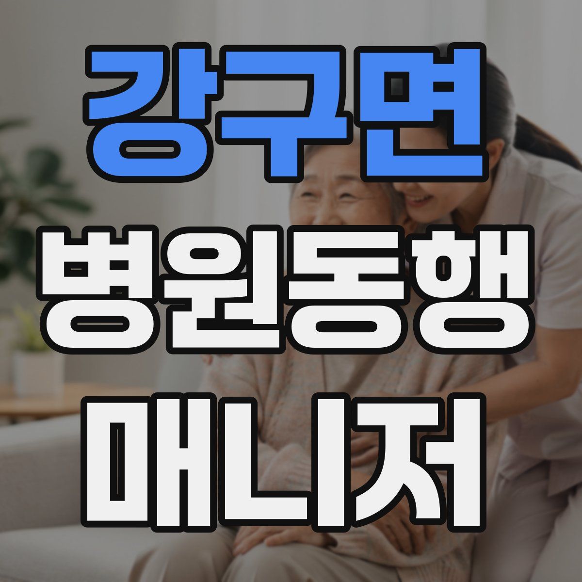 강구면 병원동행매니저 자격증