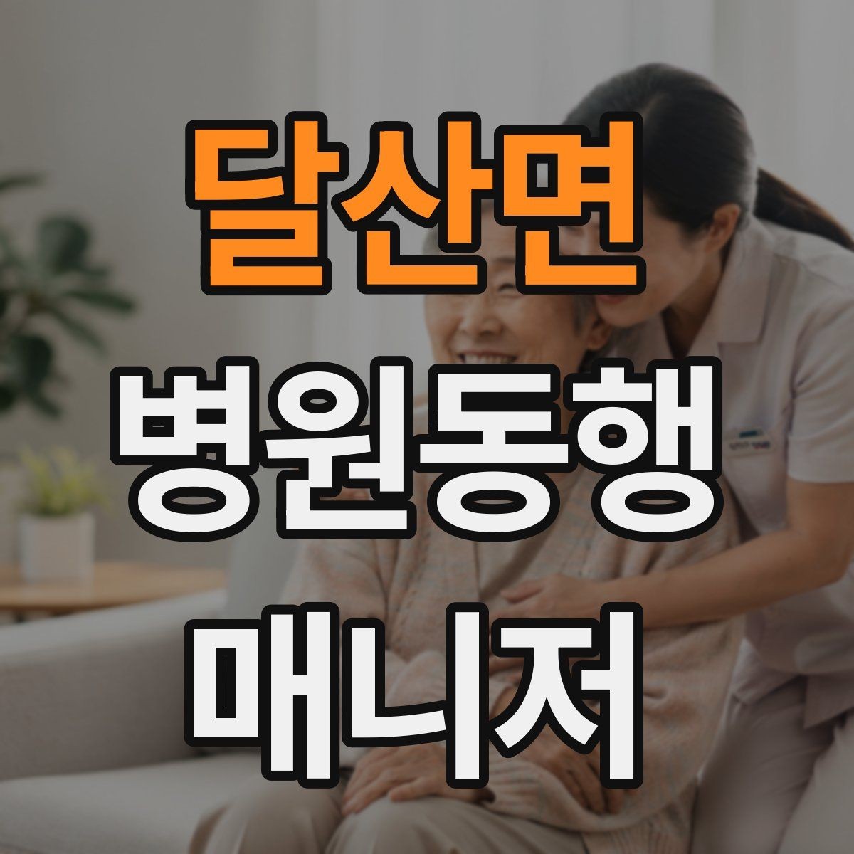 달산면 병원동행매니저 자격증 의료행위와 구분해야 하는 이유