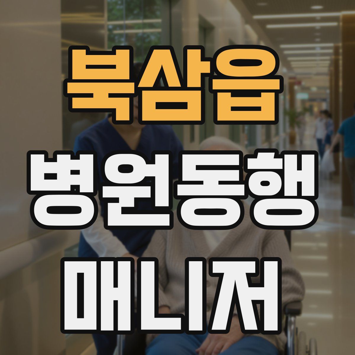 북삼읍 병원동행매니저 자격증