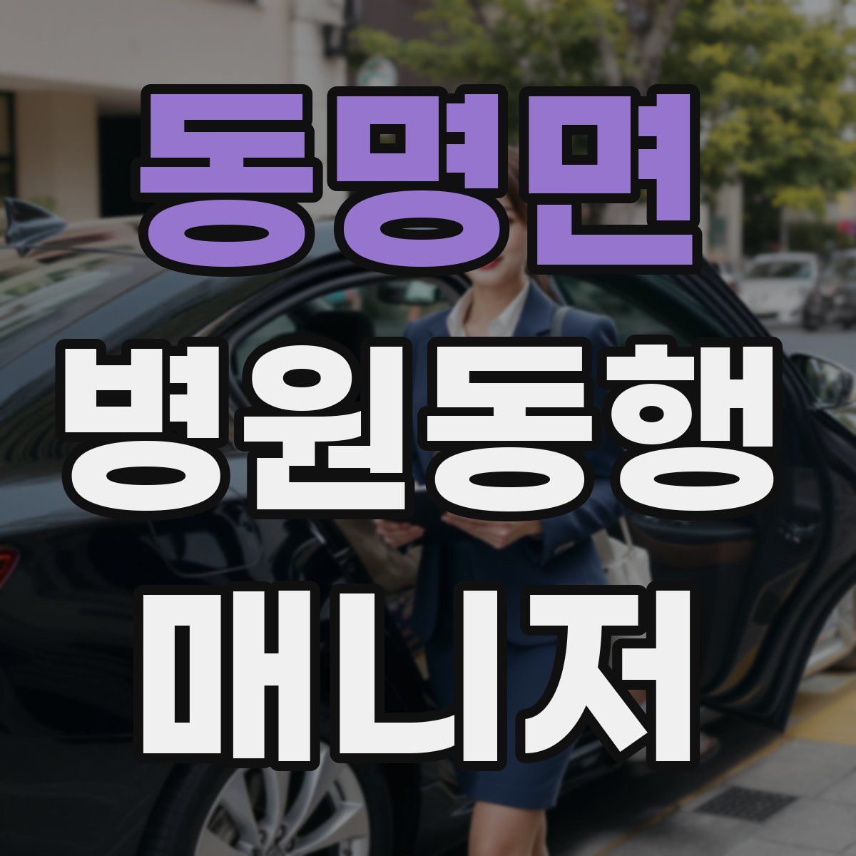 동명면 병원동행매니저 자격증