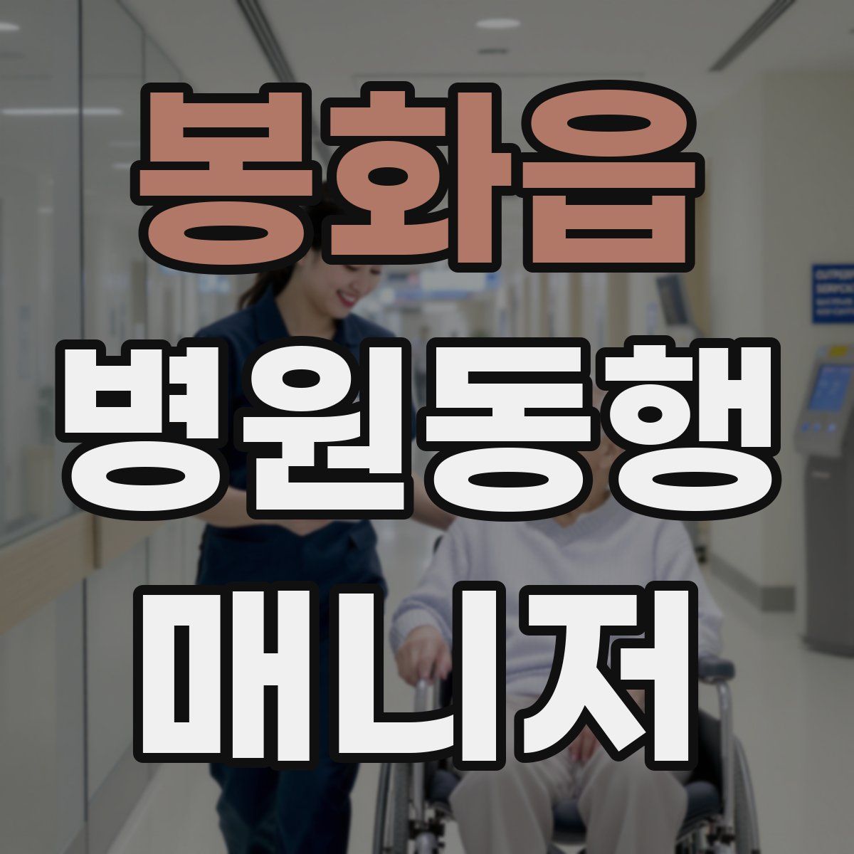 봉화읍 병원동행매니저 자격증