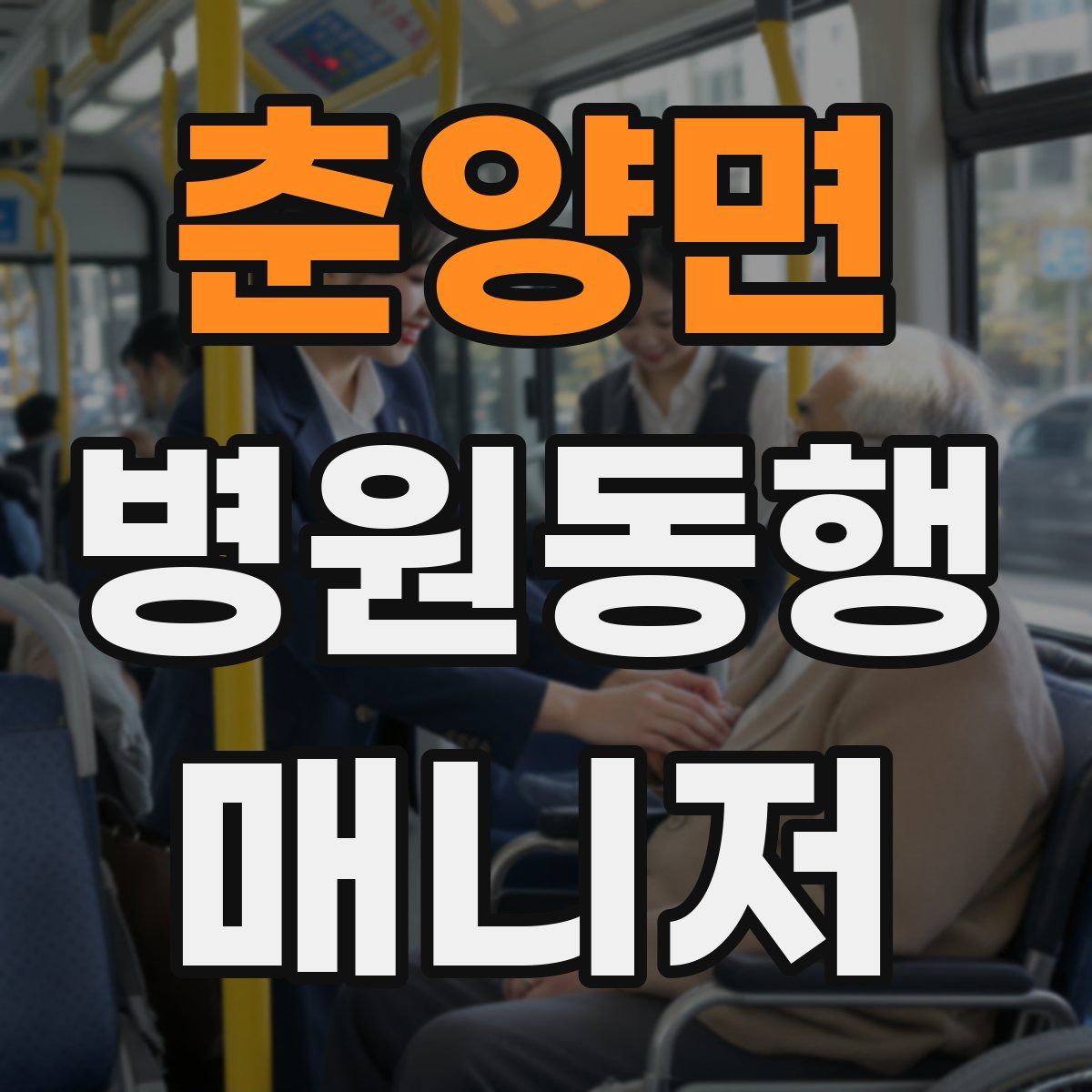 춘양면 병원동행매니저 자격증