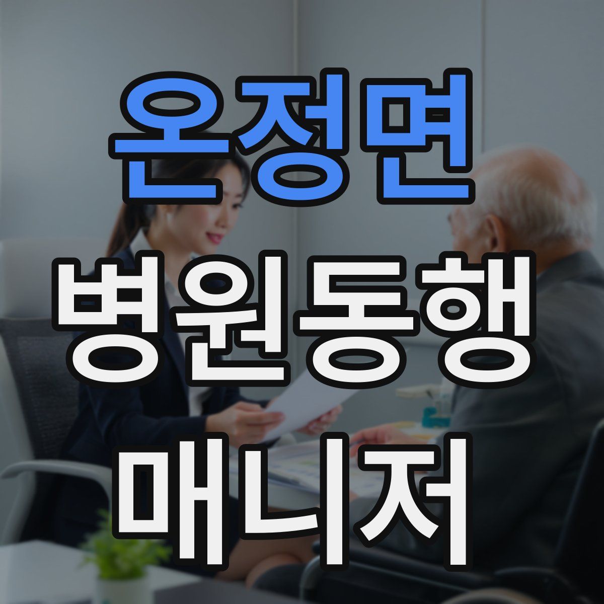 온정면 병원동행매니저 자격증