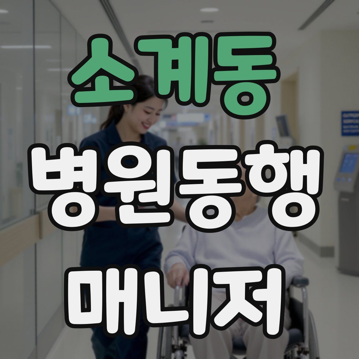 소계동 병원동행매니저 자격증