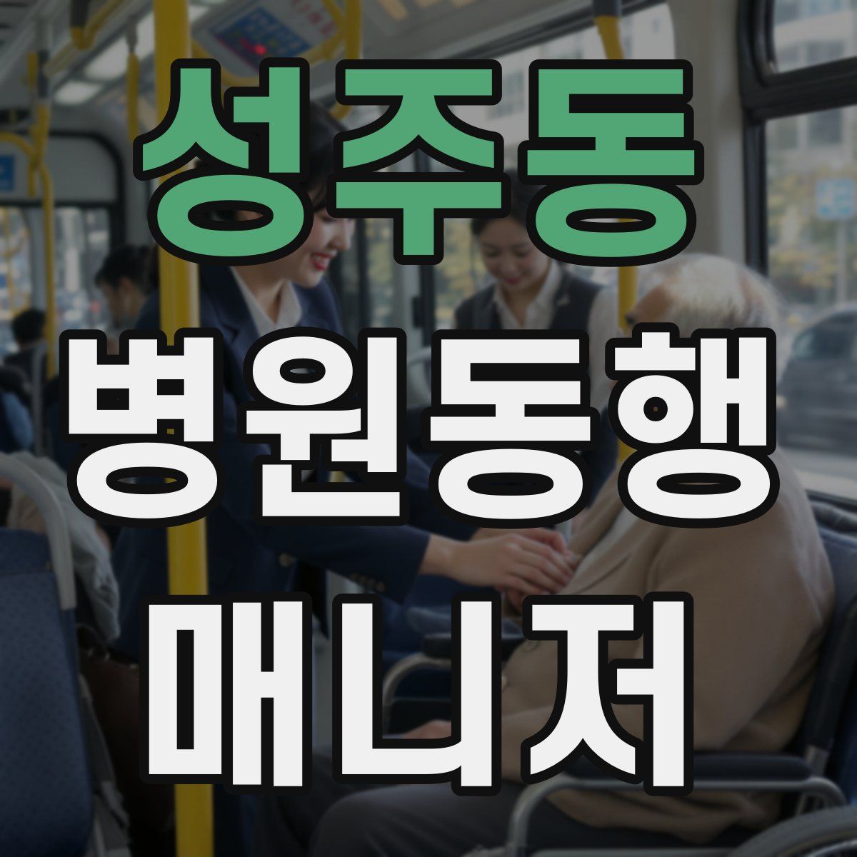 성주동 병원동행매니저 자격증