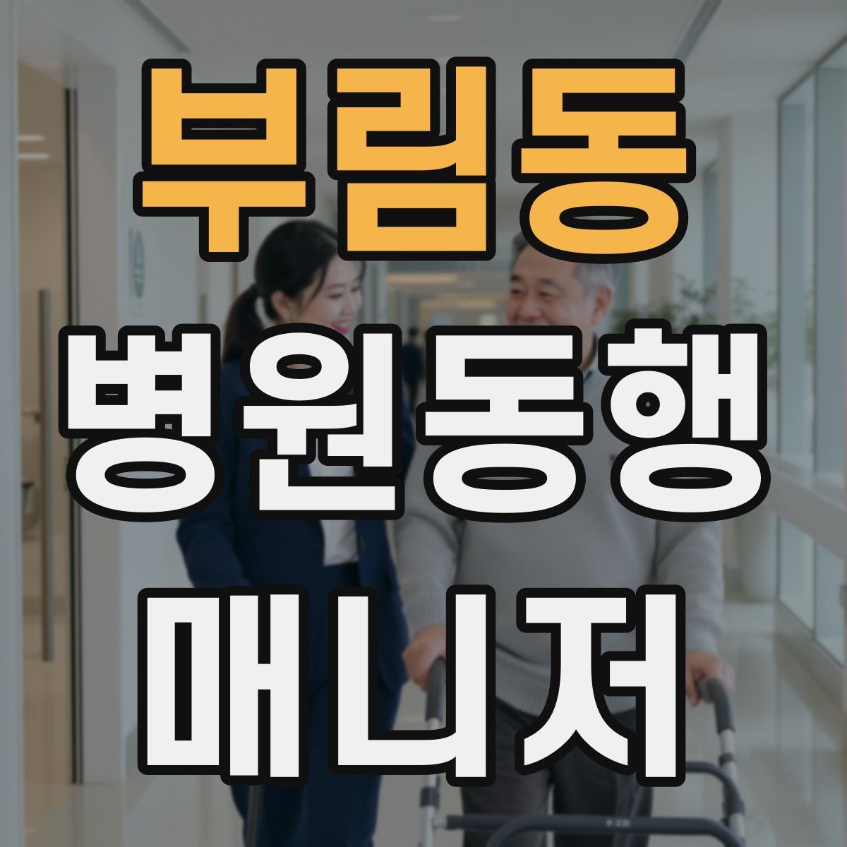 부림동 병원동행매니저 자격증