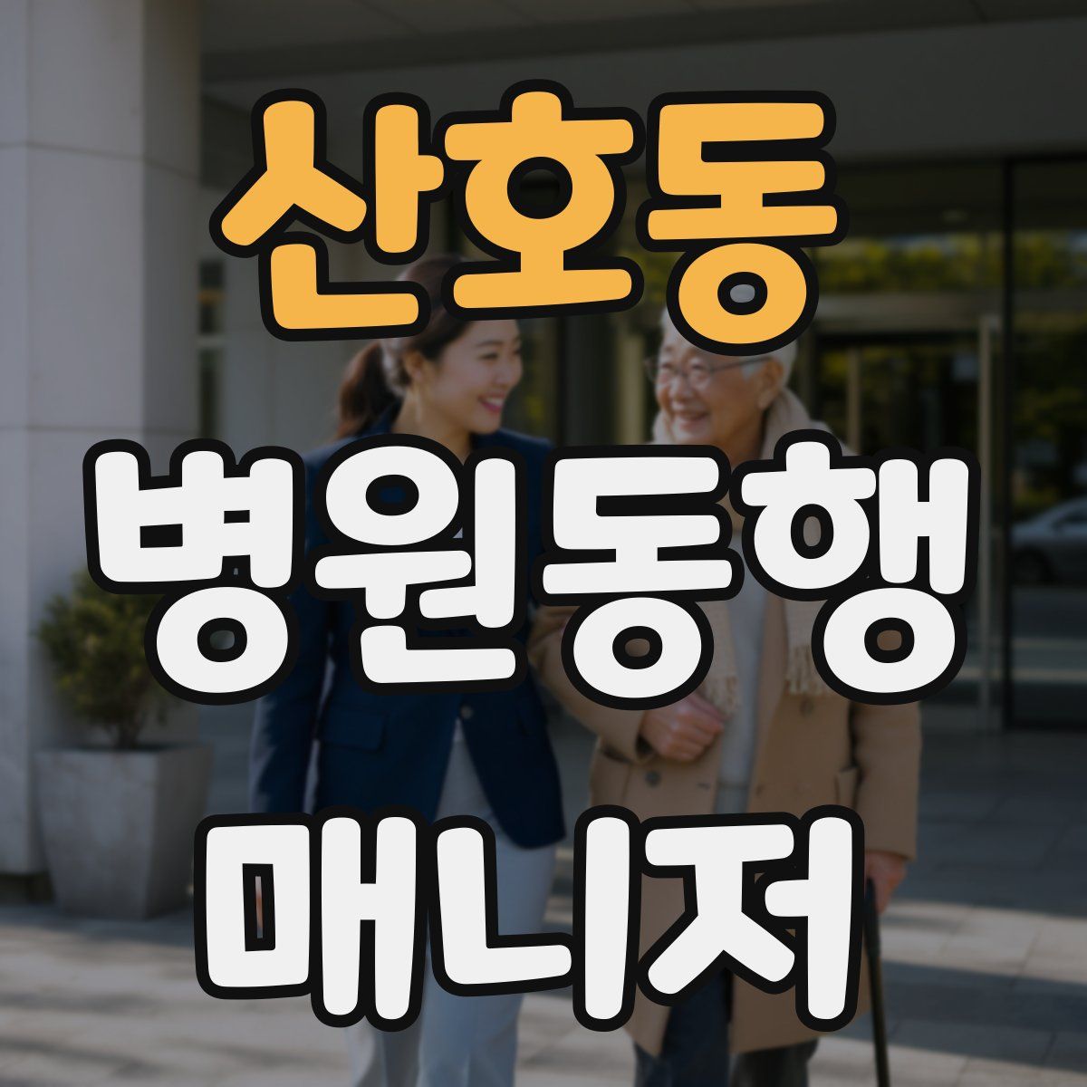 산호동 병원동행매니저 자격증