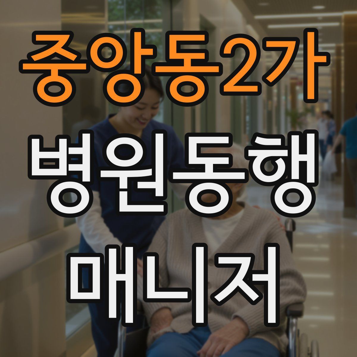 중앙동2가 병원동행매니저 자격증