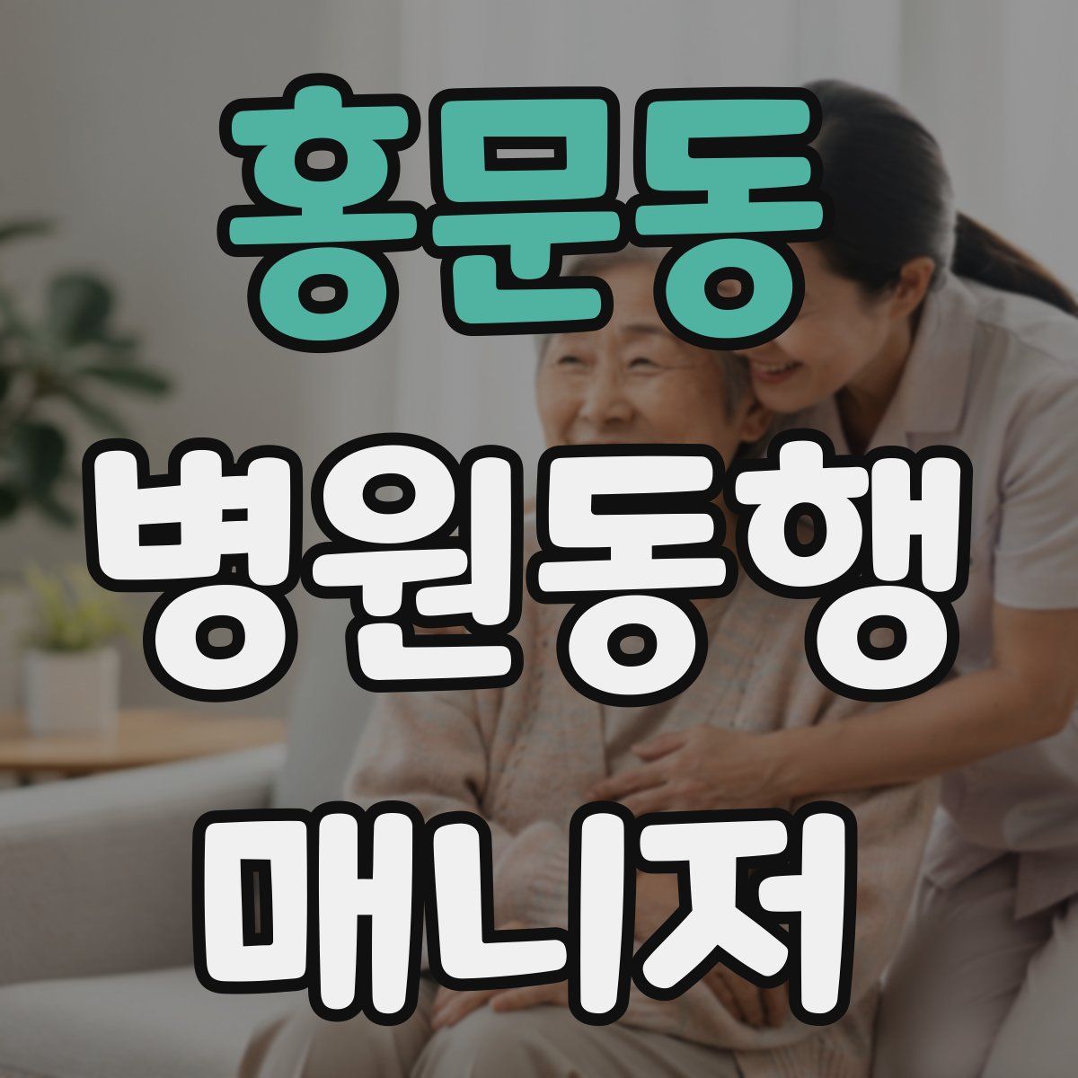 홍문동 병원동행매니저 자격증