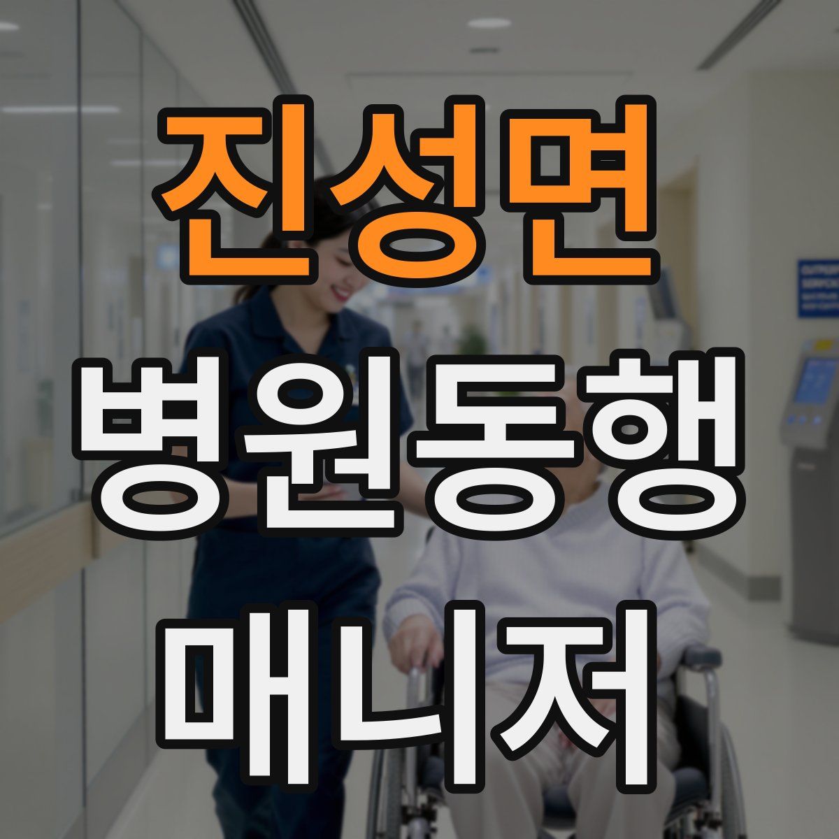 진성면 병원동행매니저 자격증