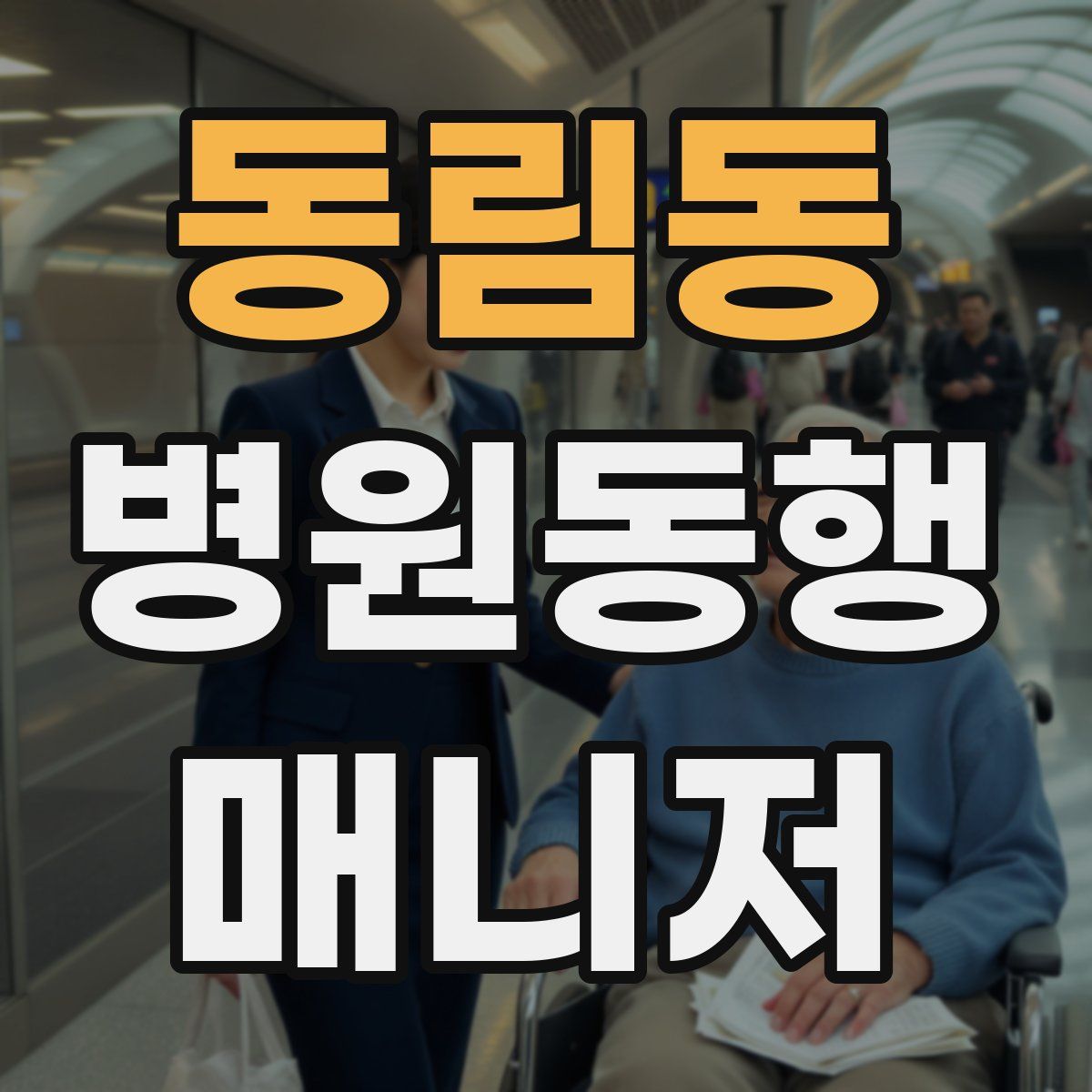 동림동 병원동행매니저 자격증