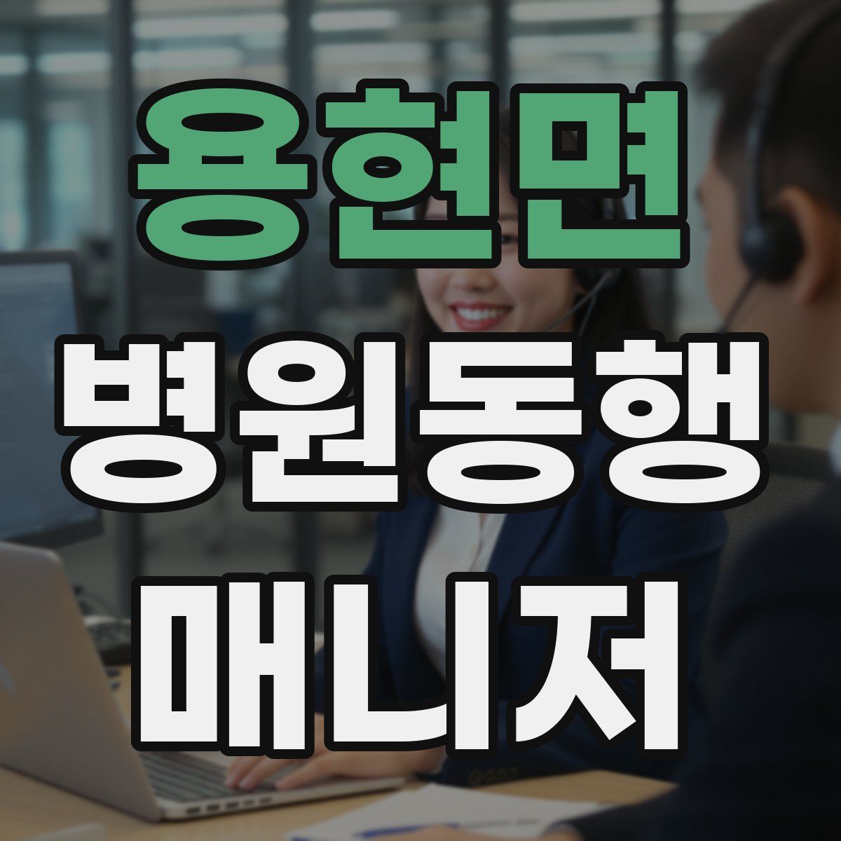 용현면 병원동행매니저 자격증