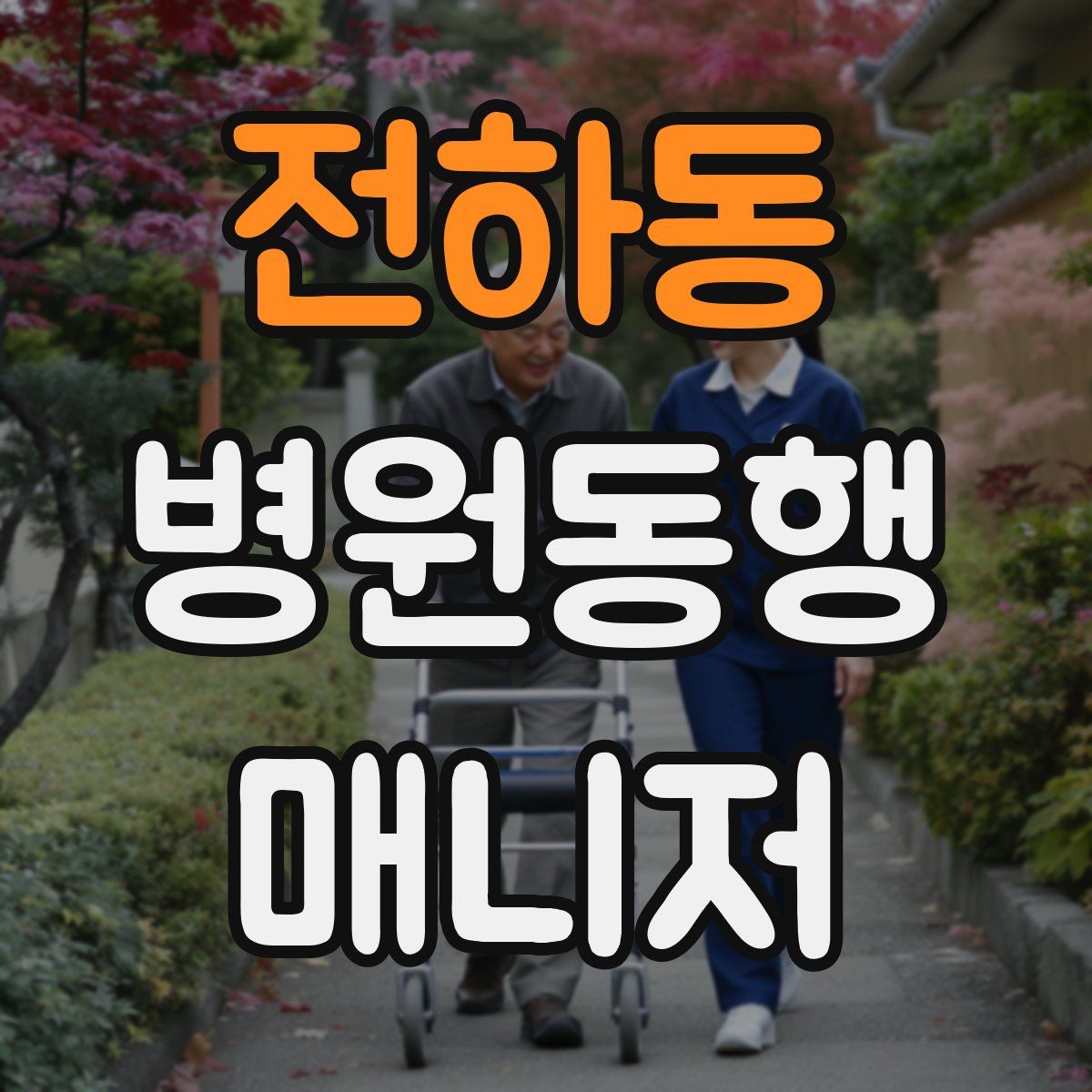 전하동 병원동행매니저 자격증