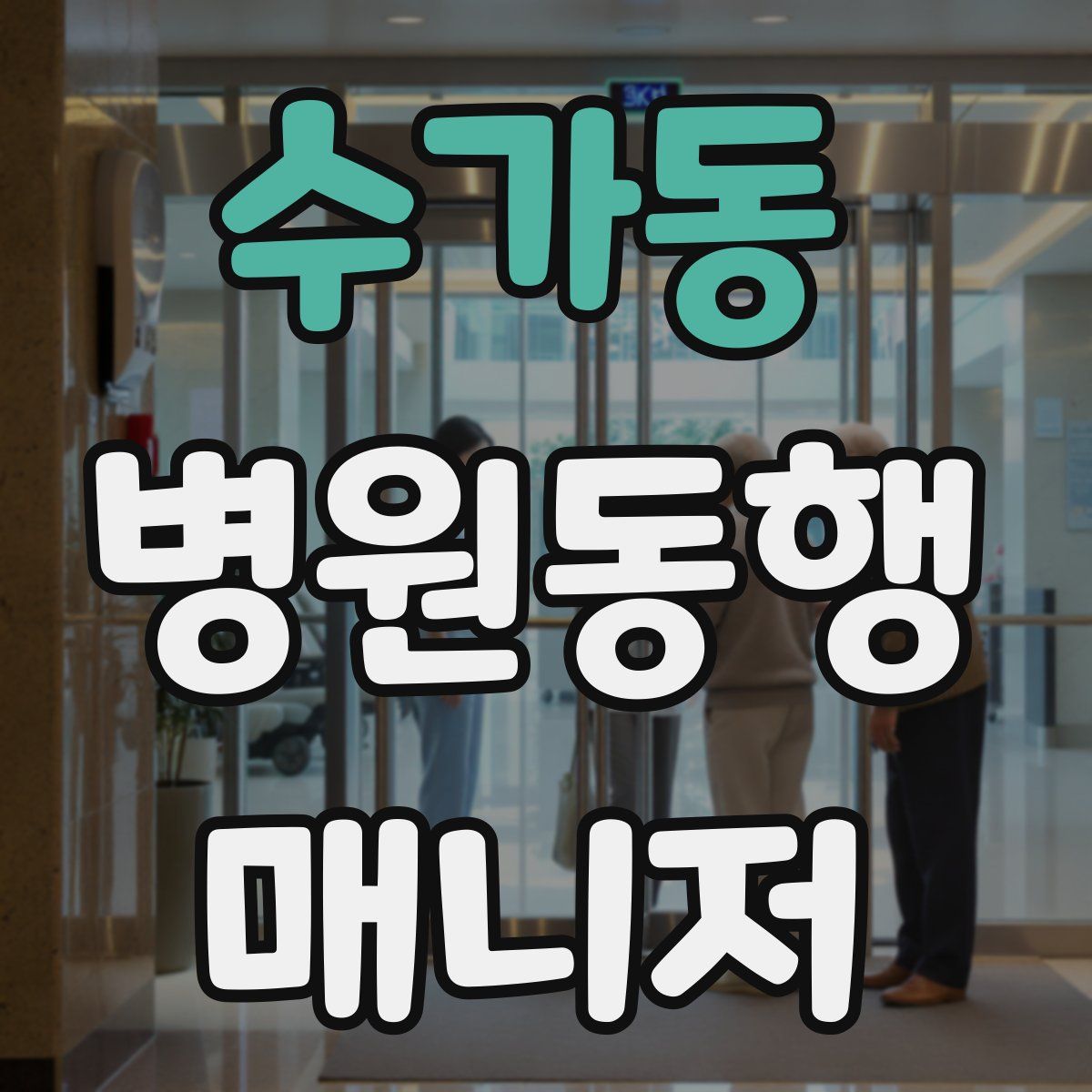 수가동 병원동행매니저 자격증