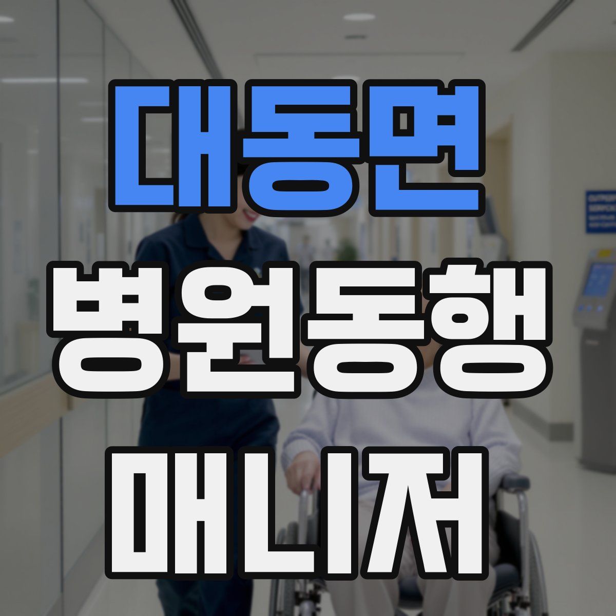 대동면 병원동행매니저 자격증