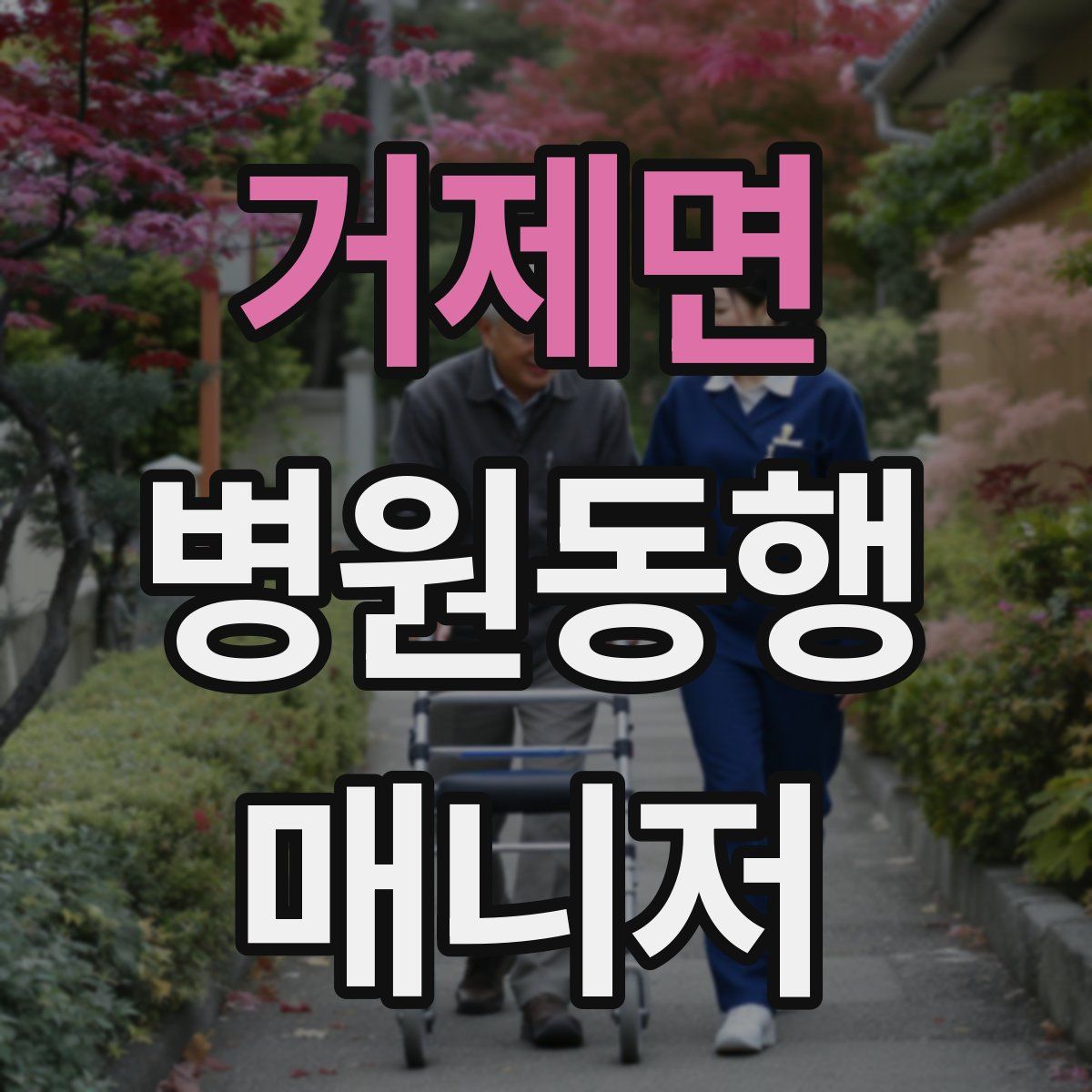 거제면 병원동행매니저 자격증