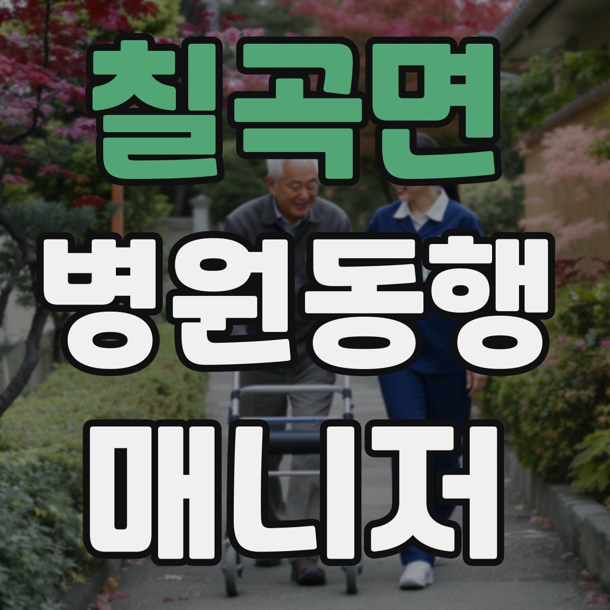 칠곡면 병원동행매니저 자격증