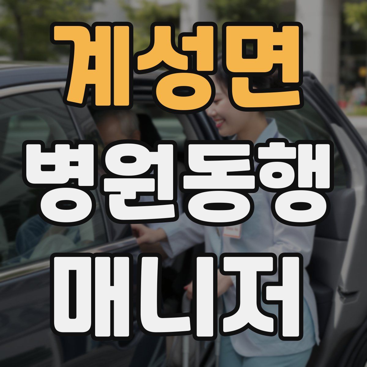 계성면 병원동행매니저 자격증