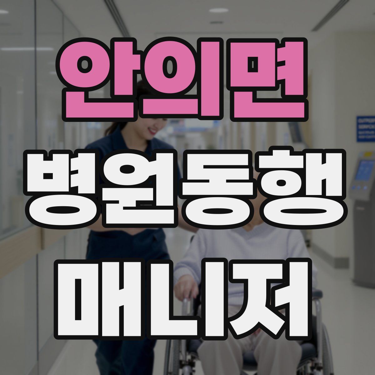 안의면 병원동행매니저 자격증