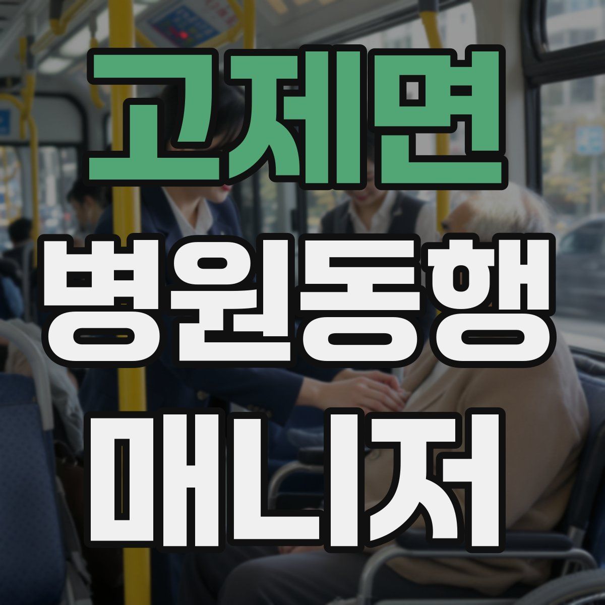 고제면 병원동행매니저 자격증